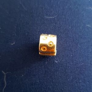 Gold pandora clip